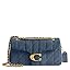 COACH Women's Pebble Tabby Shoulder Bag | Quilted, 26, with Chain