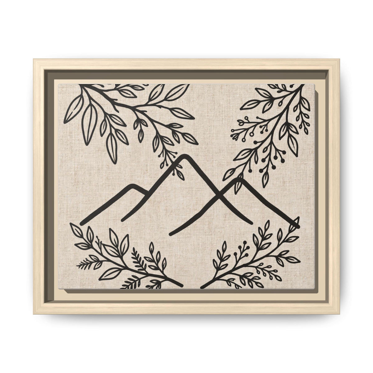 Matte Canvas, Framed (Multi-color)