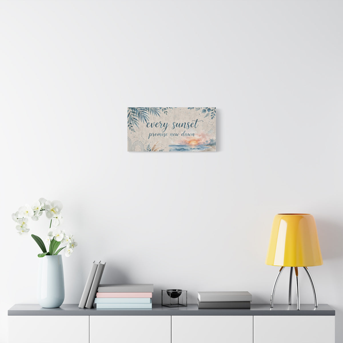 Every Sunset Promise New Dawn Matte Canvas Wall Art