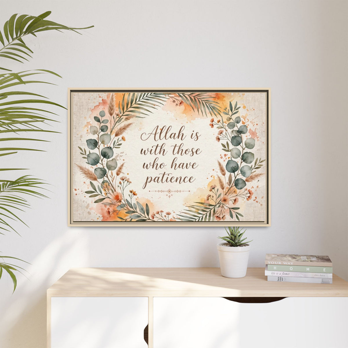 Matte Canvas, Framed (Multi-color)