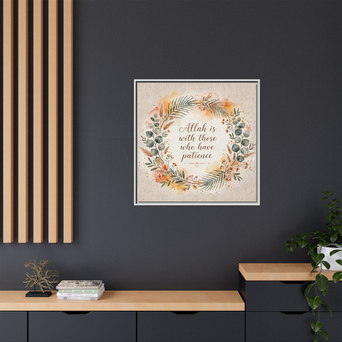 Matte Canvas, Framed (Multi-color)