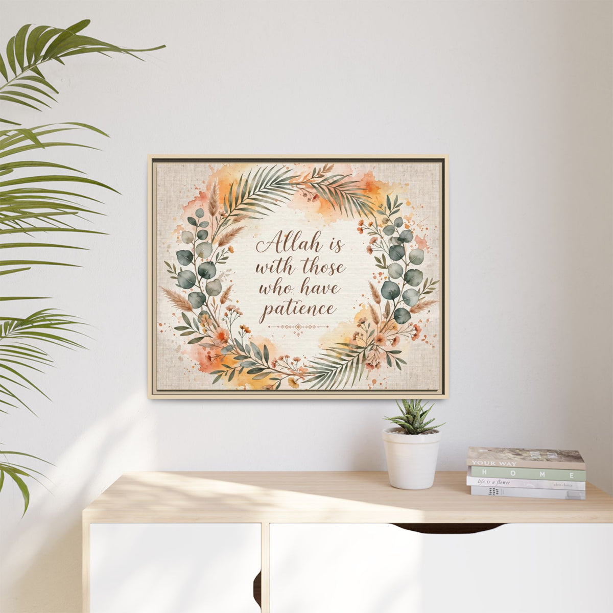 Matte Canvas, Framed (Multi-color)