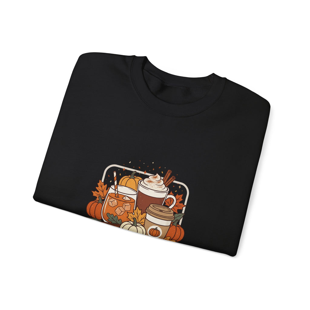 Sweater Weather Fall Cozy Crewneck Sweatshirt | Pumpkin Spice Autumn Vibes