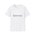 Individuelles Text-T-Shirt — Minimalistisches personalisiertes Shirt ("Text eingeben")