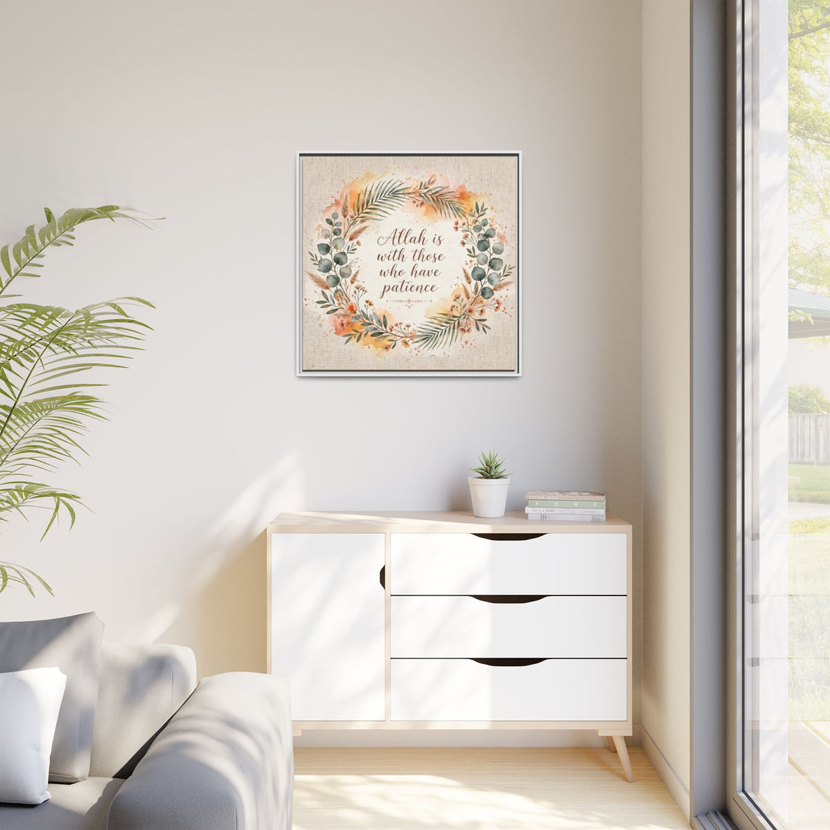 Matte Canvas, Framed (Multi-color)