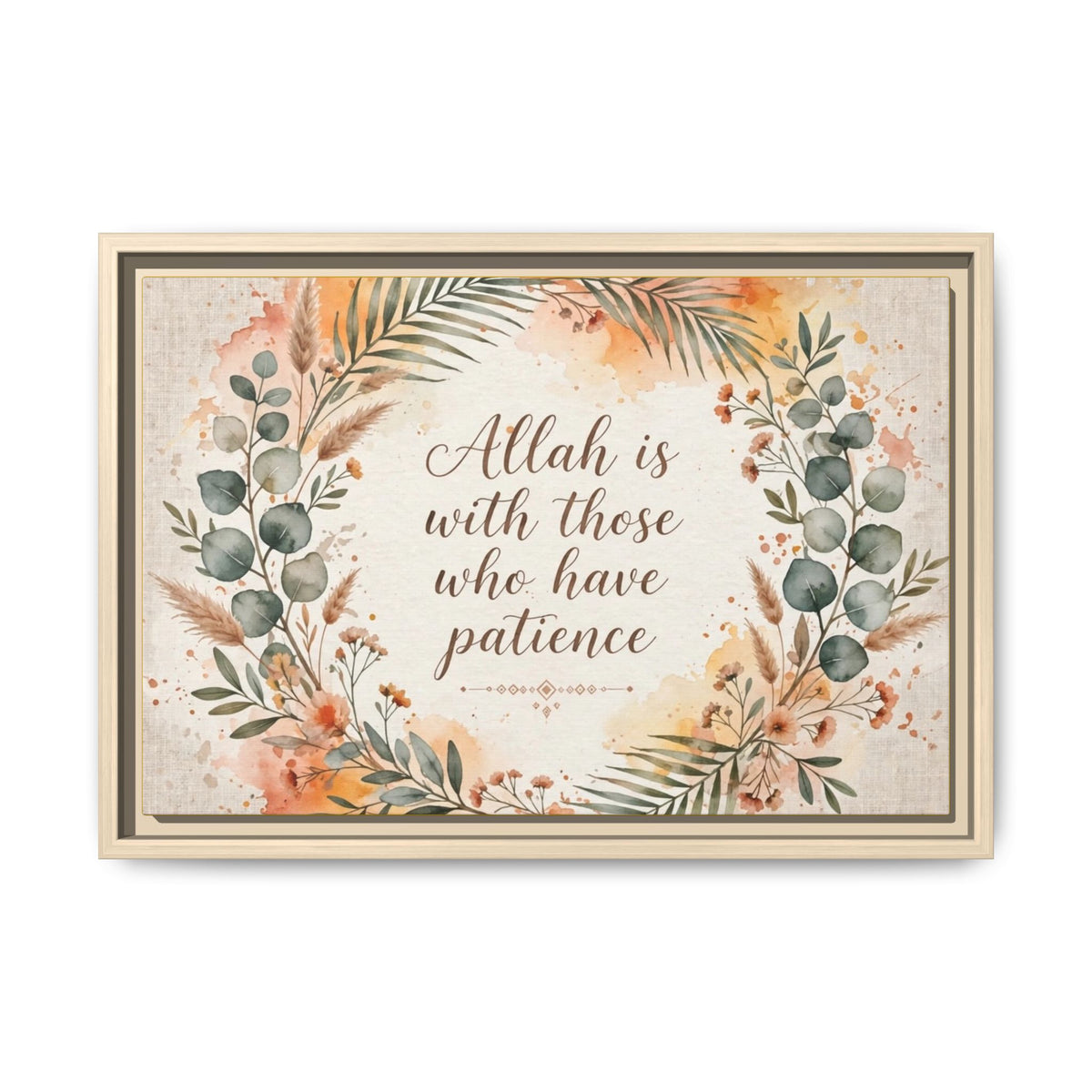 Matte Canvas, Framed (Multi-color)