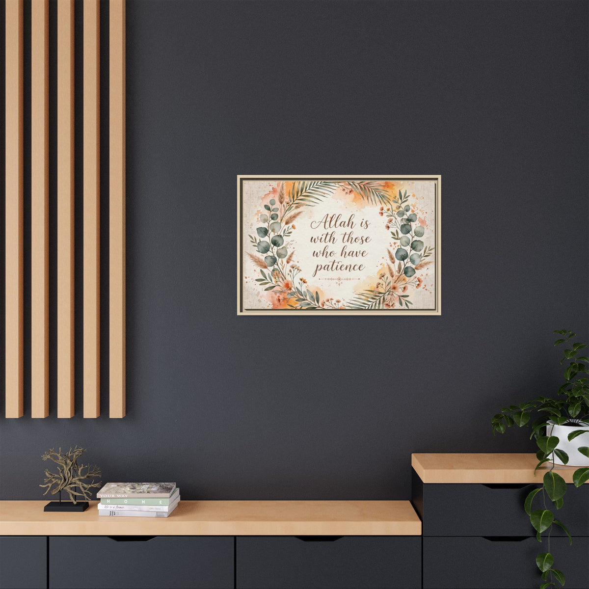 Matte Canvas, Framed (Multi-color)