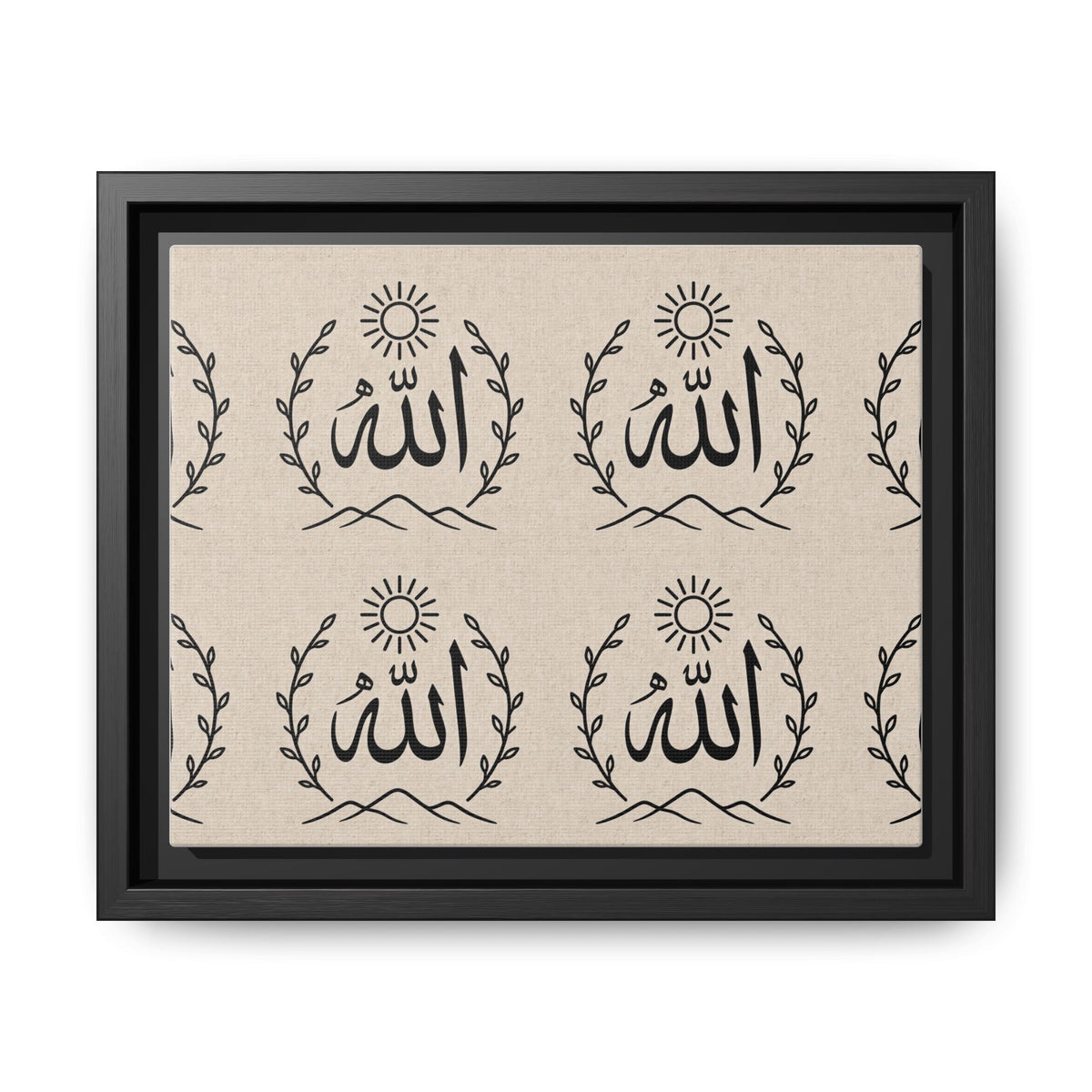 Matte Canvas, Framed (Multi-color)