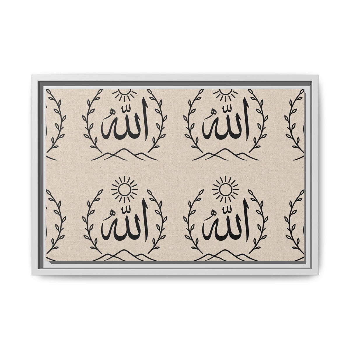 Matte Canvas, Framed (Multi-color)
