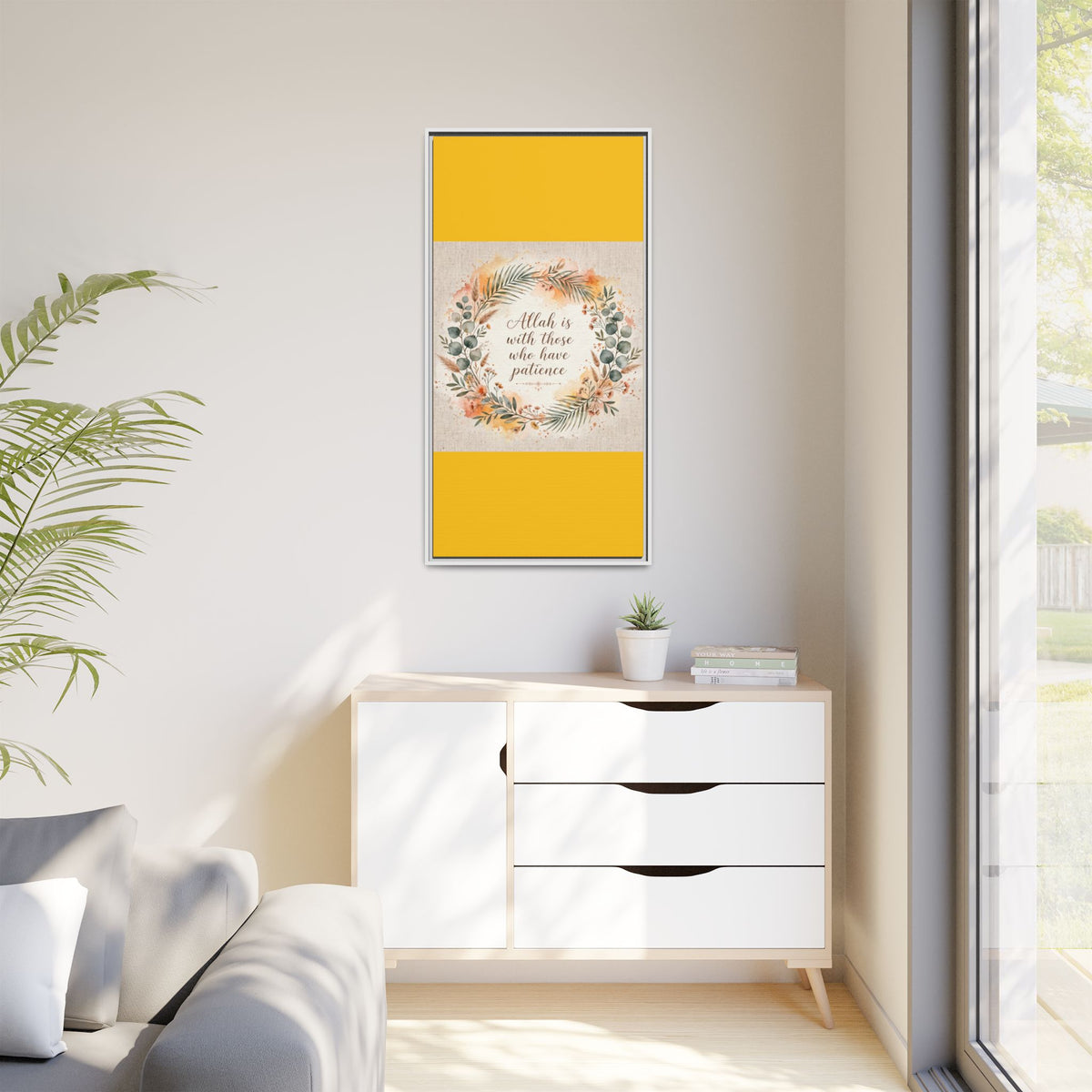 Matte Canvas, Framed (Multi-color)