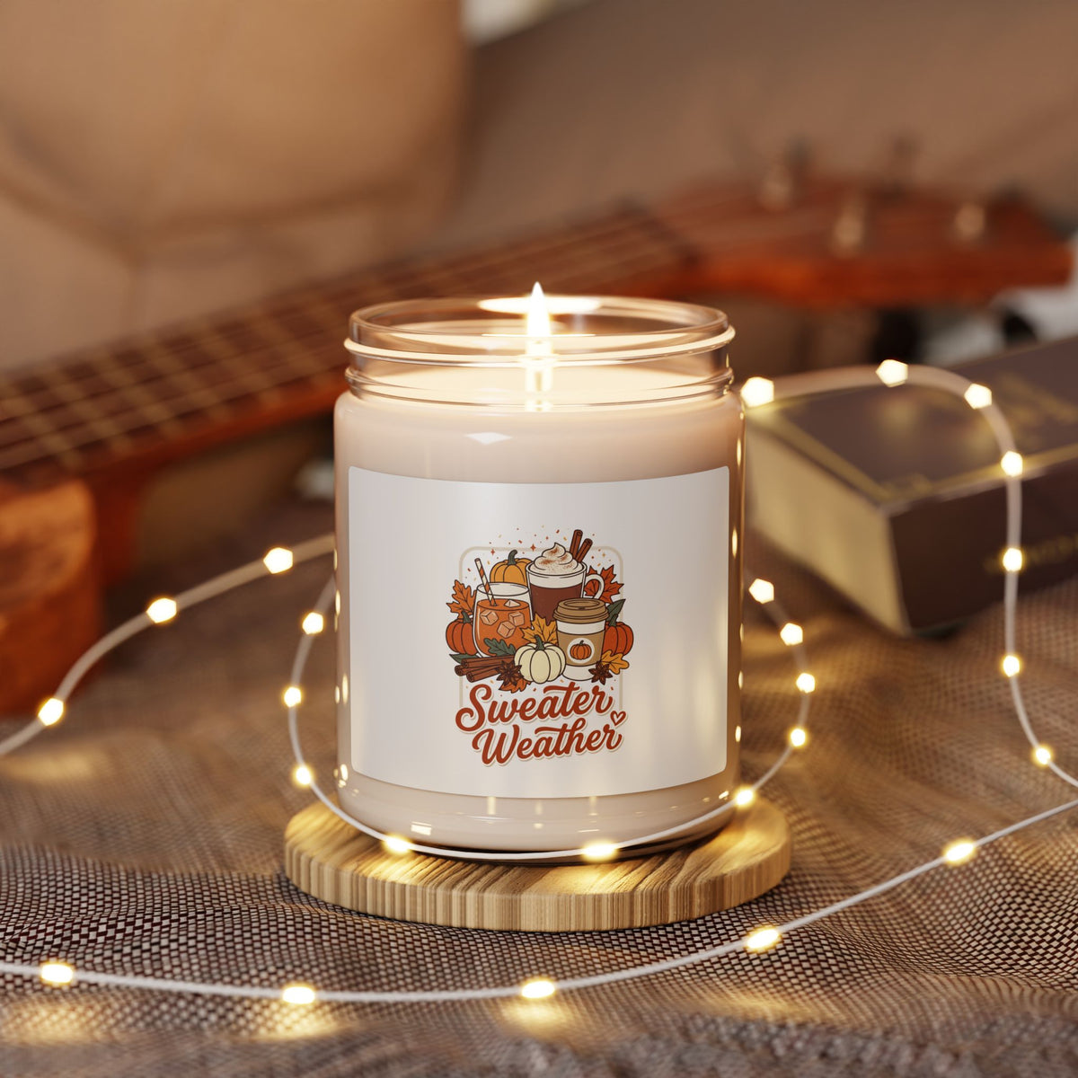 Sweater Weather Scented Soy Candle | Cozy Season Decor