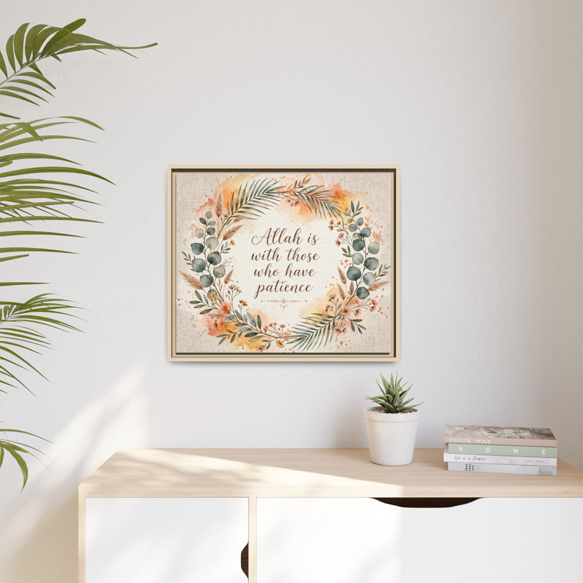 Matte Canvas, Framed (Multi-color)