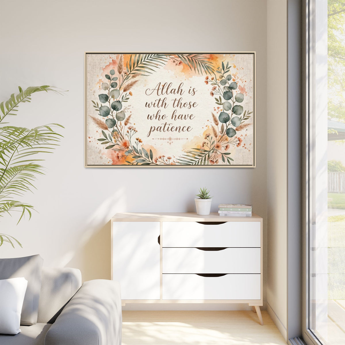 Matte Canvas, Framed (Multi-color)