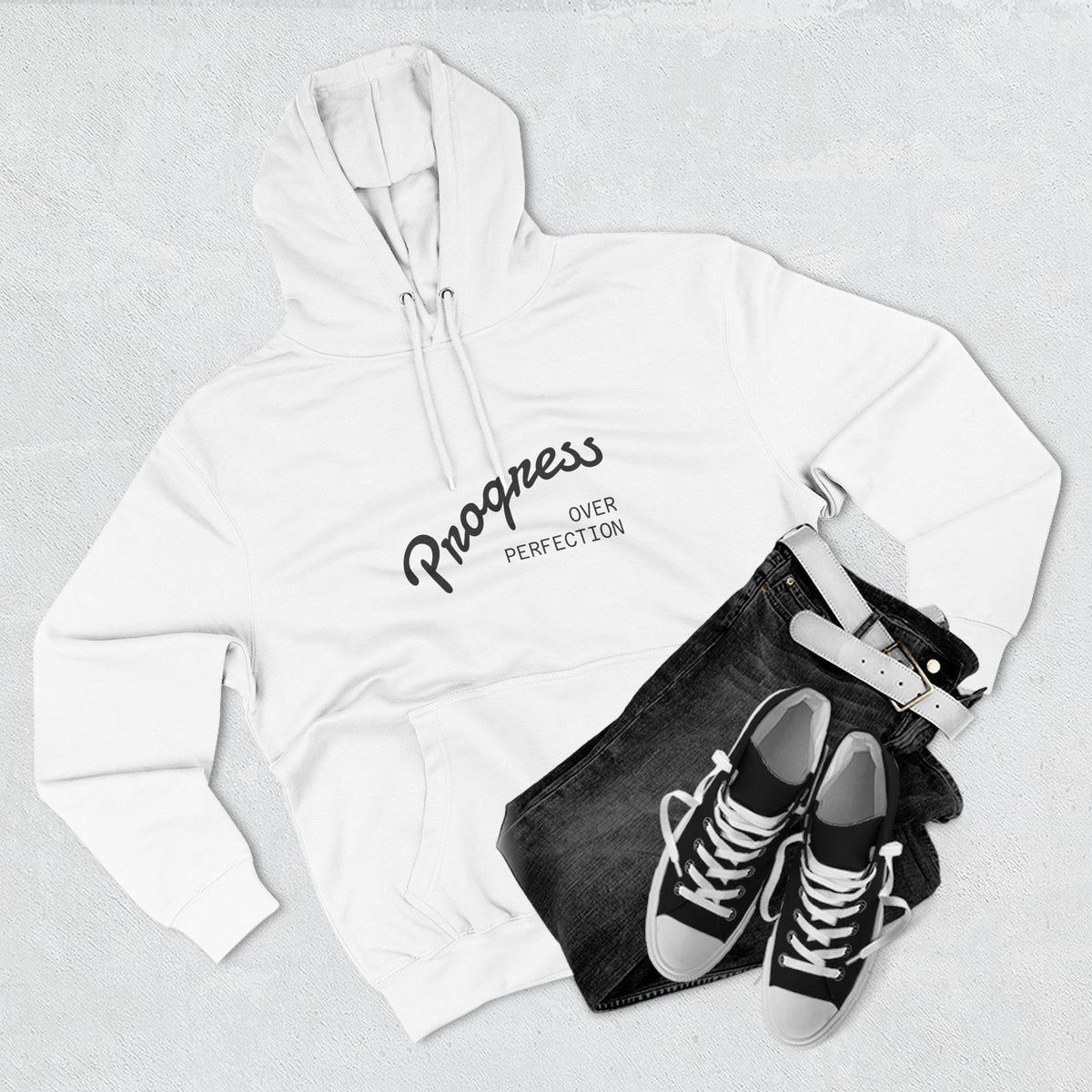 Progress Over Perfection Hoodie — Limited 1972 Edition