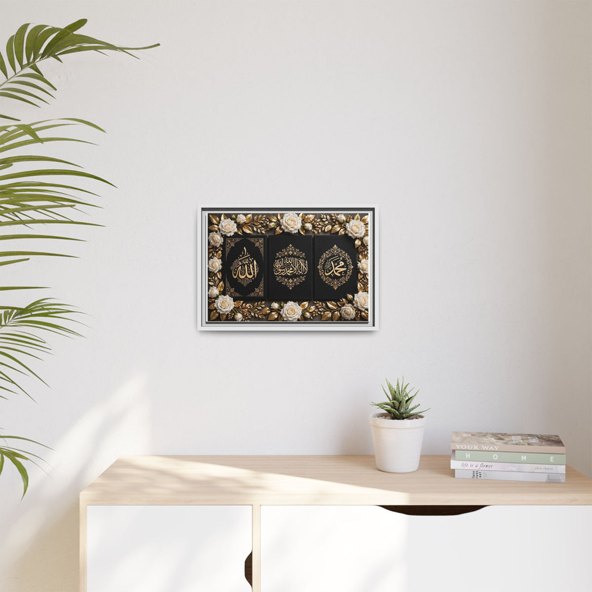 Matte Canvas, Framed (Multi-color)