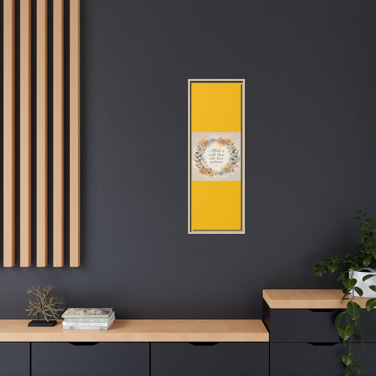 Matte Canvas, Framed (Multi-color)