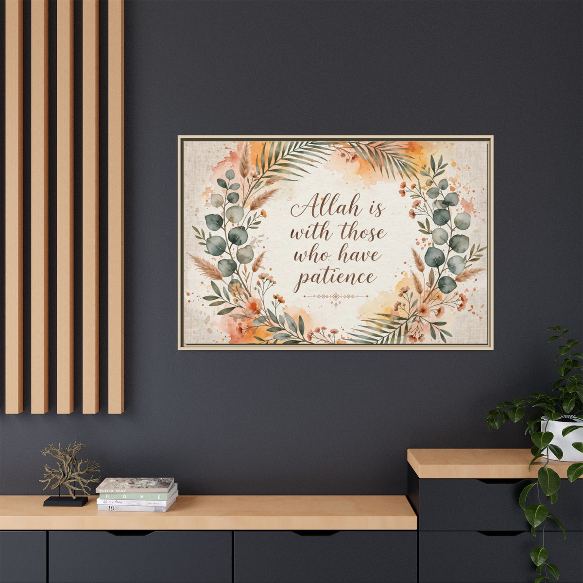 Matte Canvas, Framed (Multi-color)