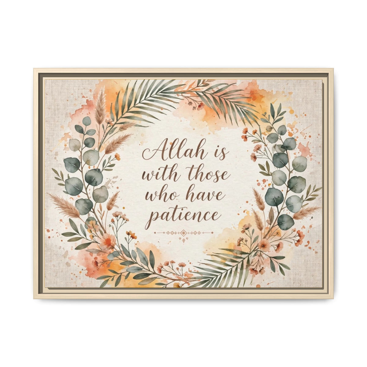 Matte Canvas, Framed (Multi-color)