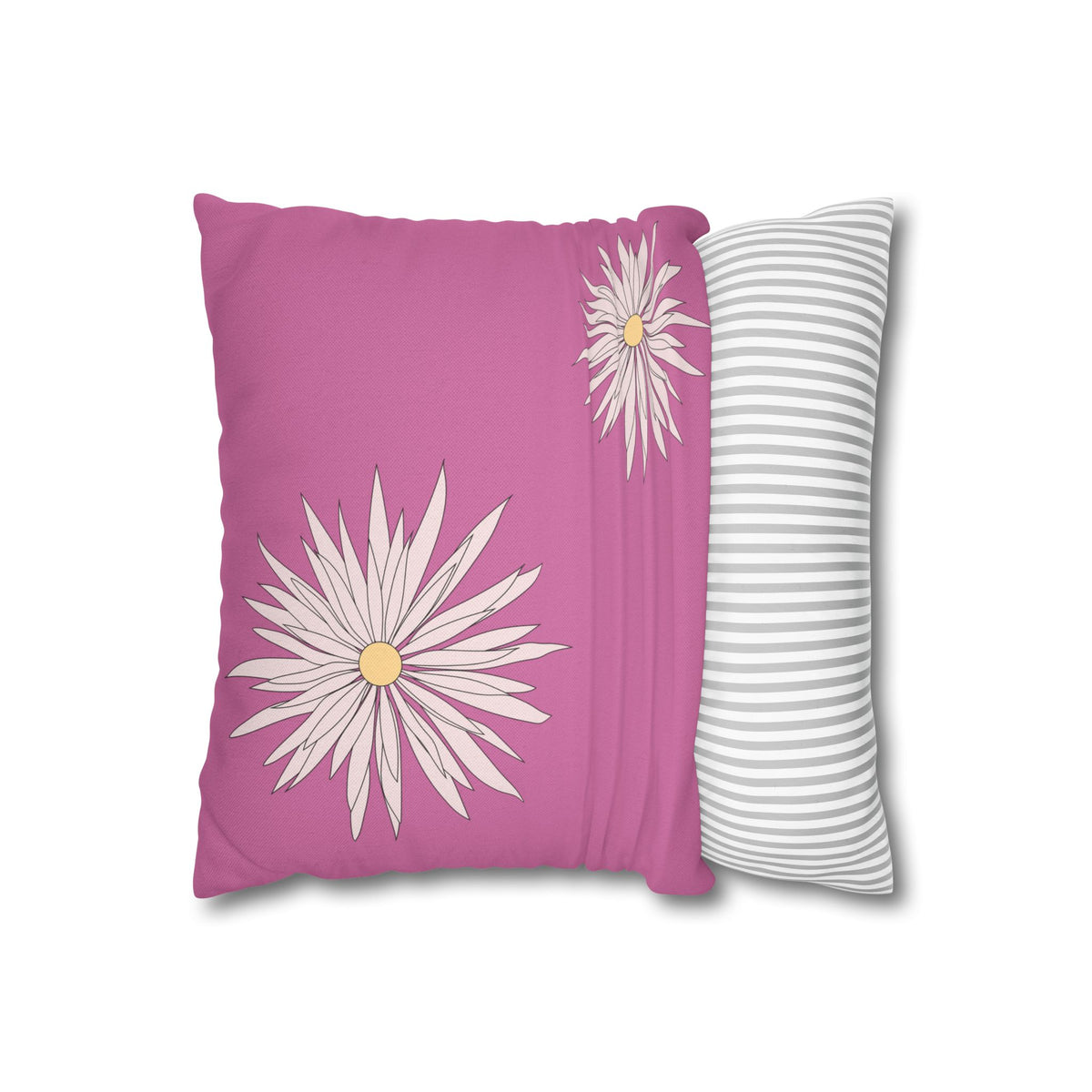 Spun Polyester Square Pillowcase