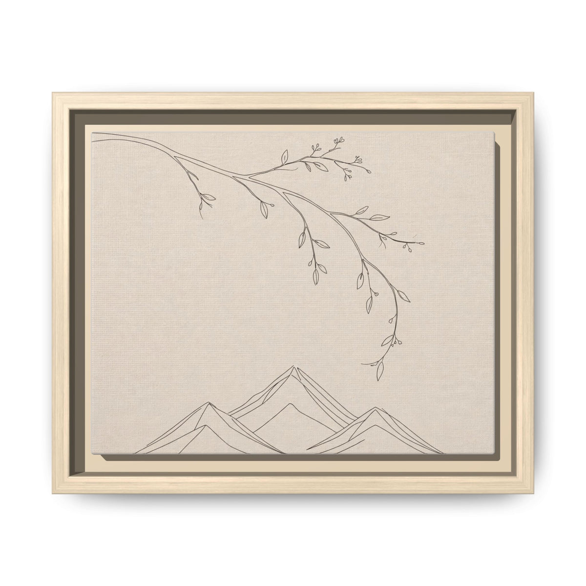 Matte Canvas, Framed (Multi-color)