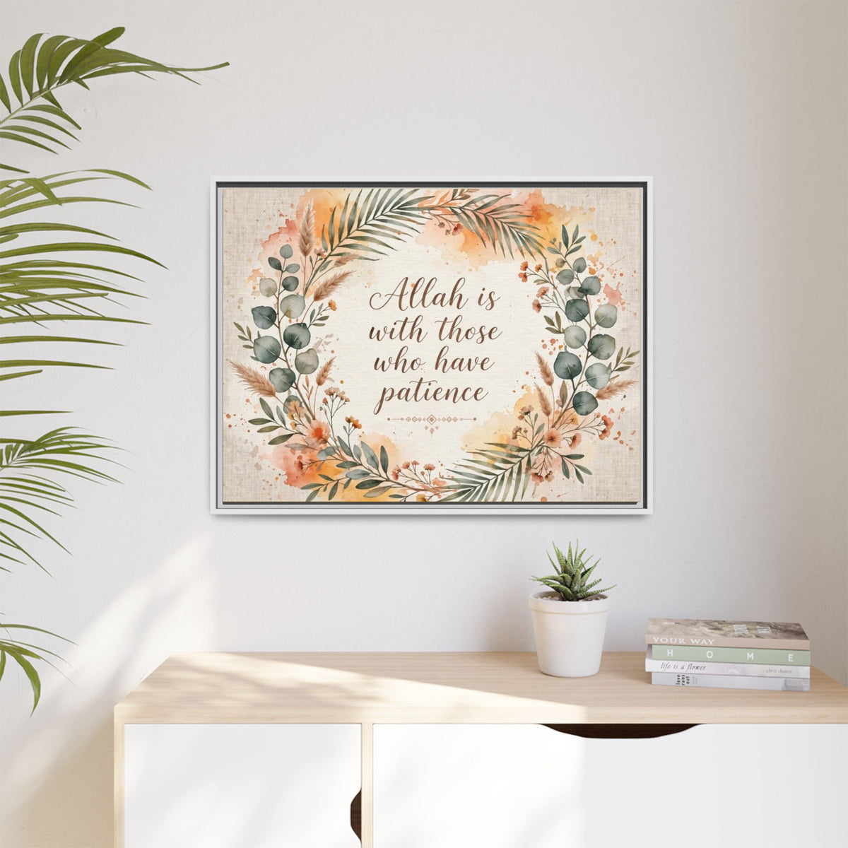 Matte Canvas, Framed (Multi-color)
