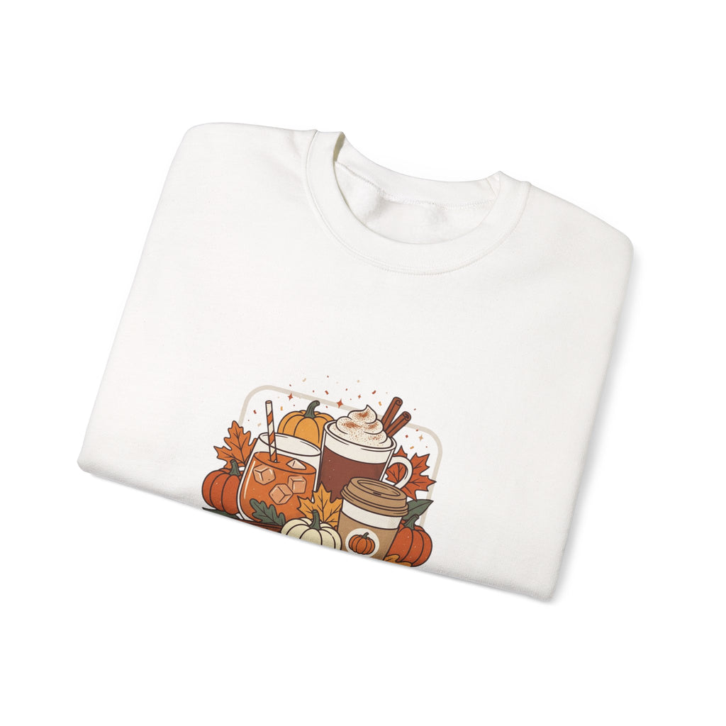 Sweater Weather Fall Cozy Crewneck Sweatshirt | Pumpkin Spice Autumn Vibes
