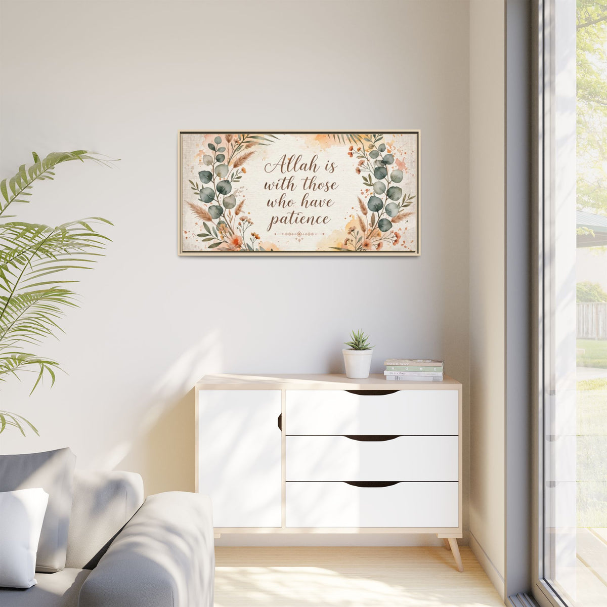 Matte Canvas, Framed (Multi-color)