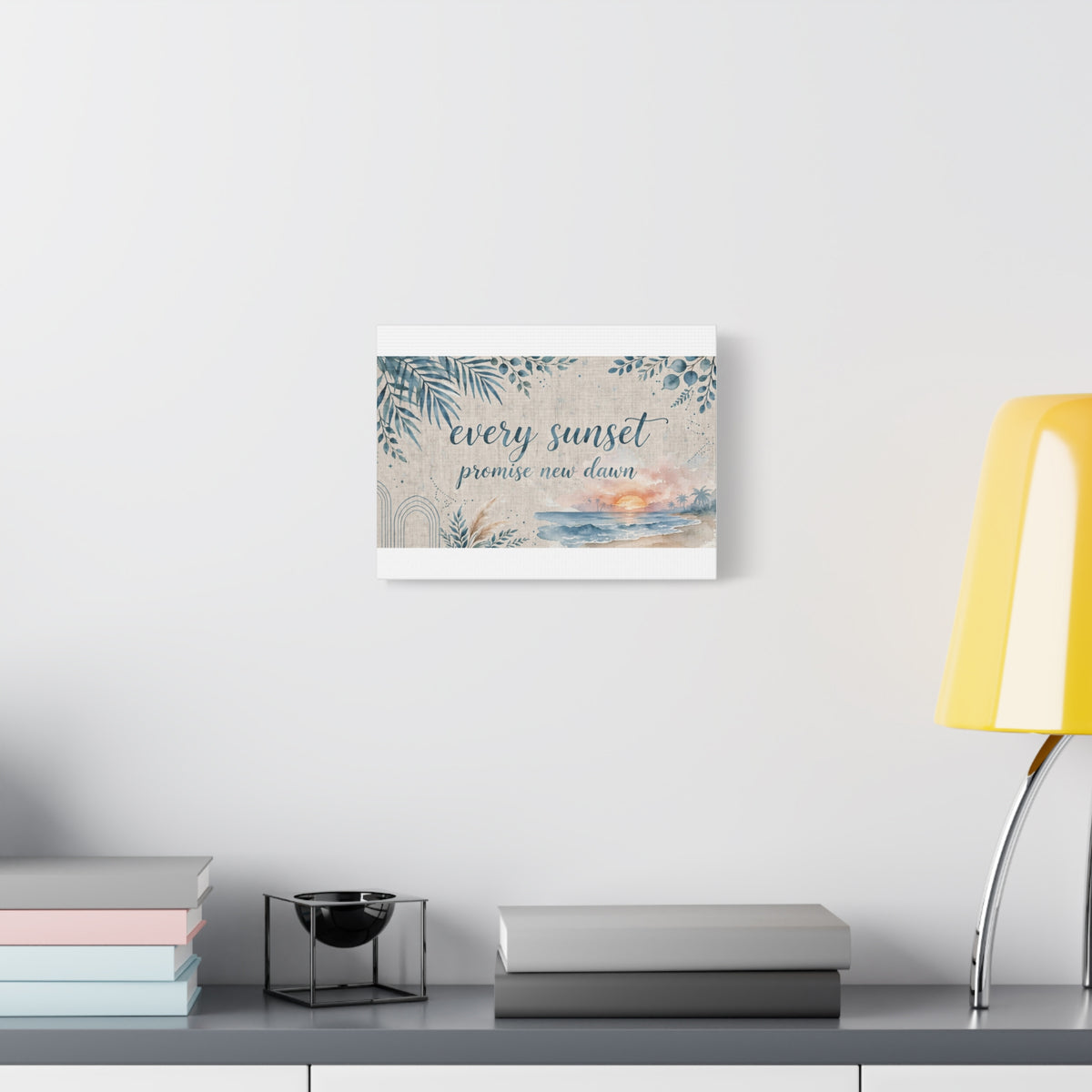 Every Sunset Promise New Dawn Matte Canvas Wall Art