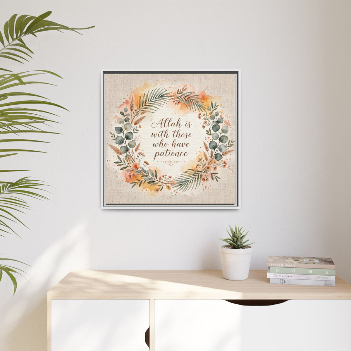 Matte Canvas, Framed (Multi-color)