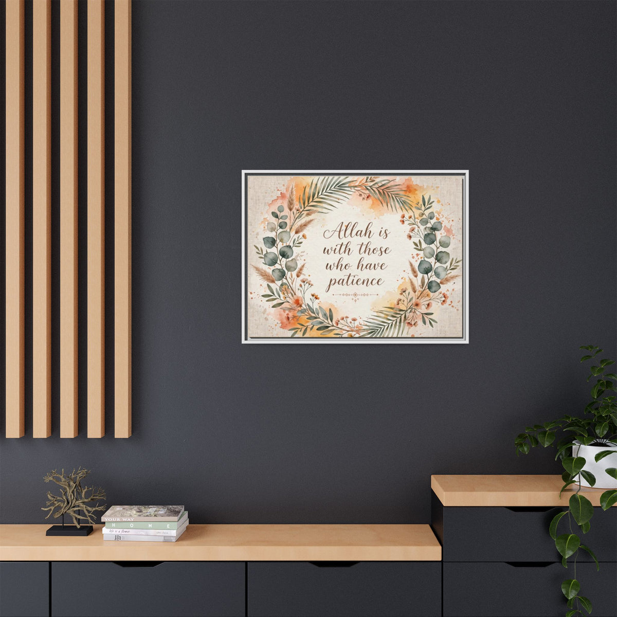 Matte Canvas, Framed (Multi-color)
