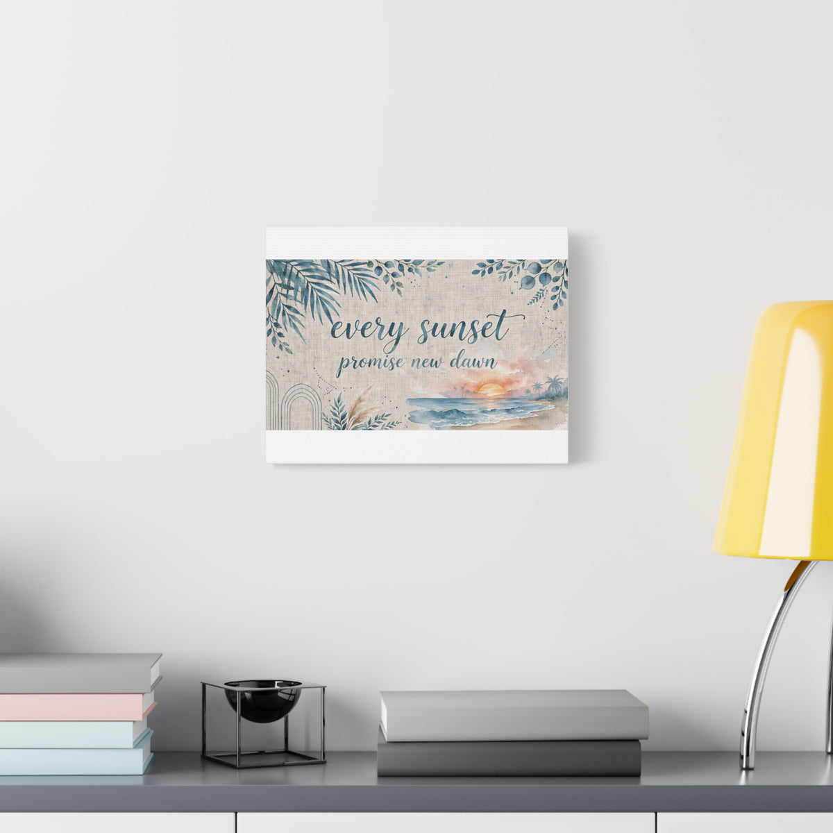 Every Sunset Promise New Dawn Matte Canvas Wall Art