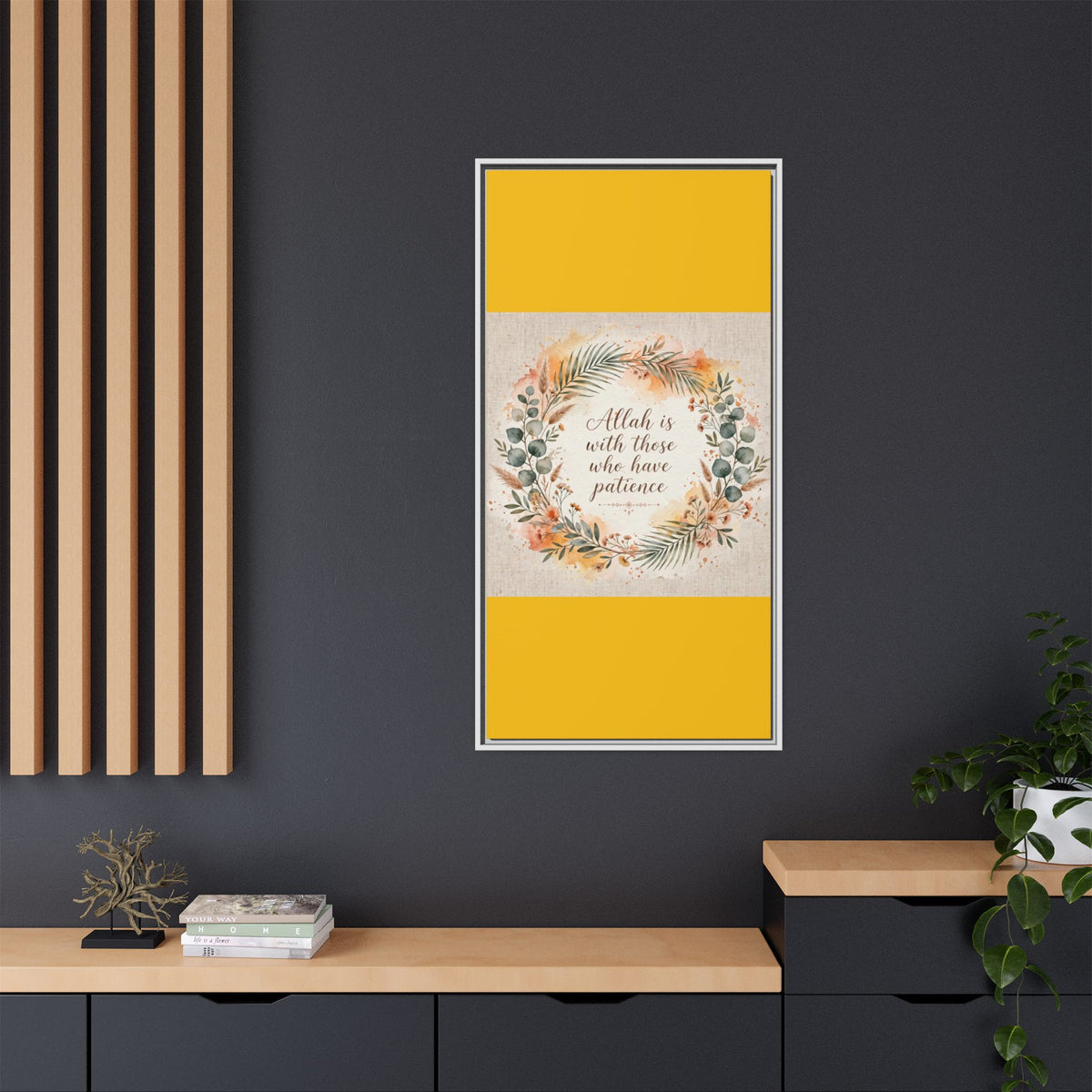 Matte Canvas, Framed (Multi-color)