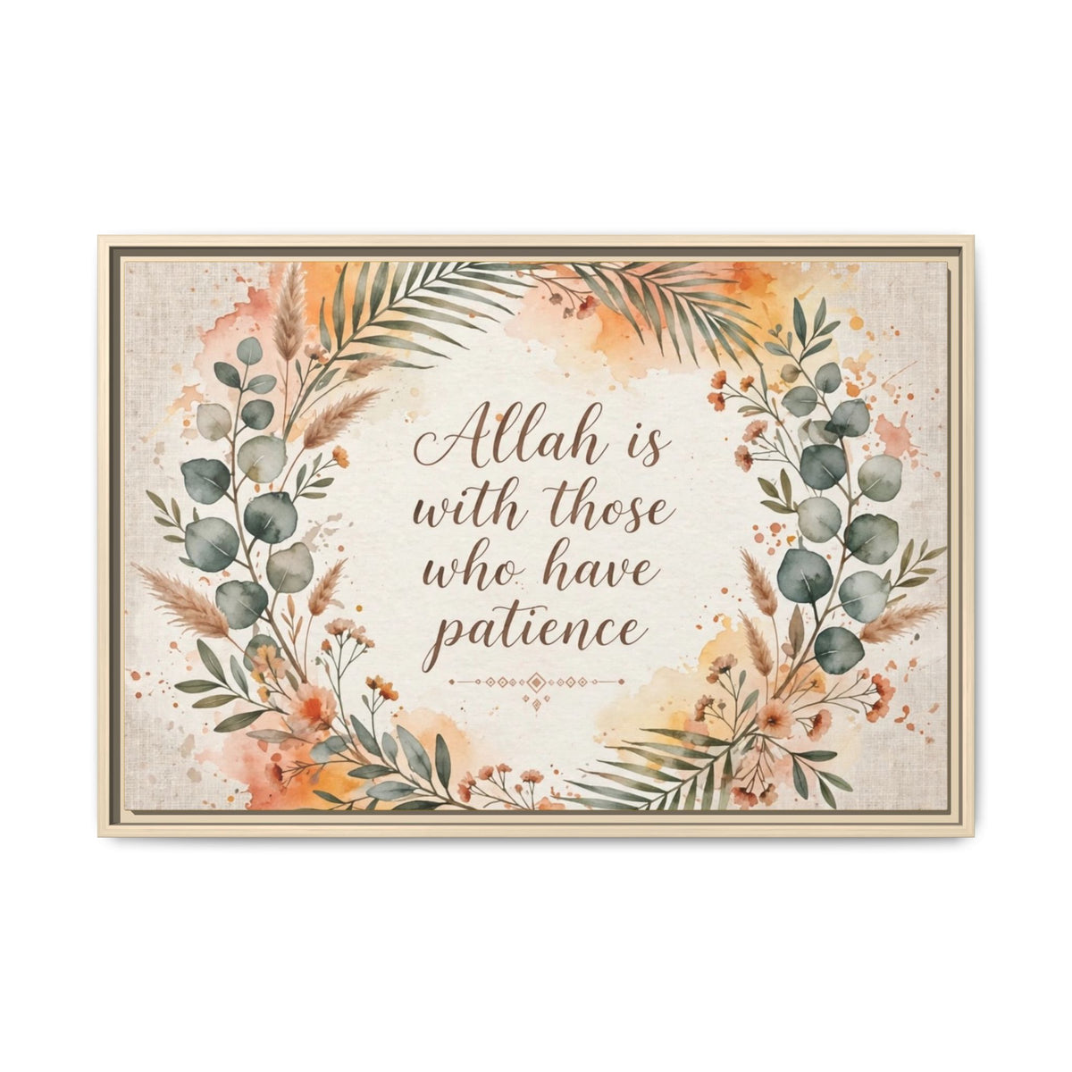 Matte Canvas, Framed (Multi-color)