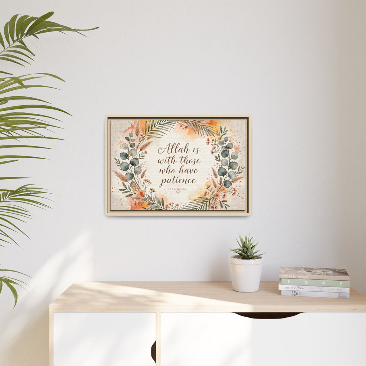Matte Canvas, Framed (Multi-color)