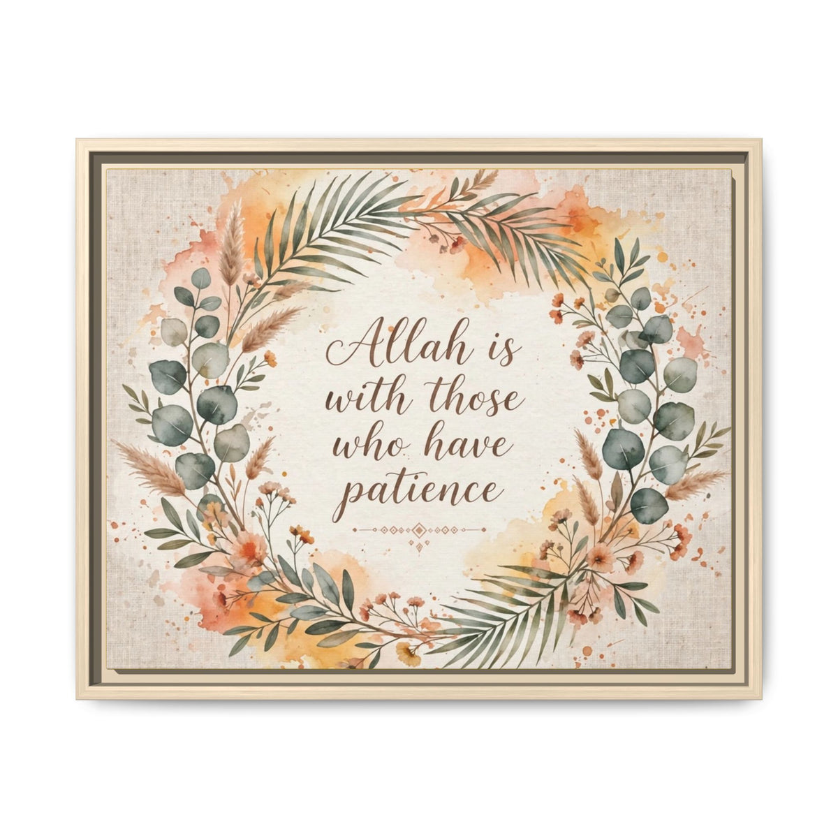 Matte Canvas, Framed (Multi-color)