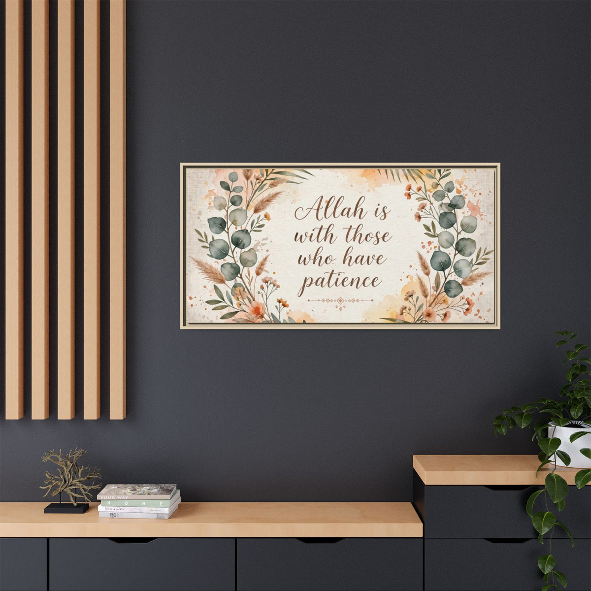 Matte Canvas, Framed (Multi-color)