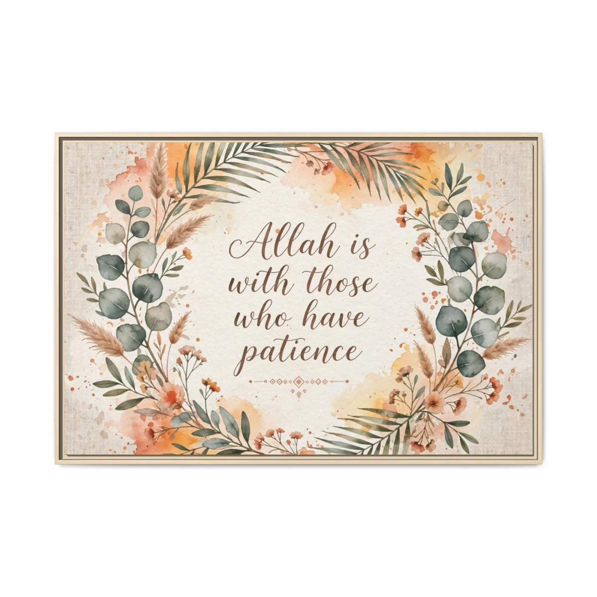 Matte Canvas, Framed (Multi-color)