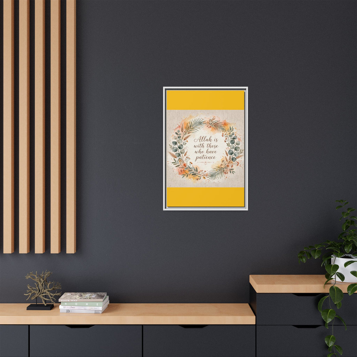 Matte Canvas, Framed (Multi-color)