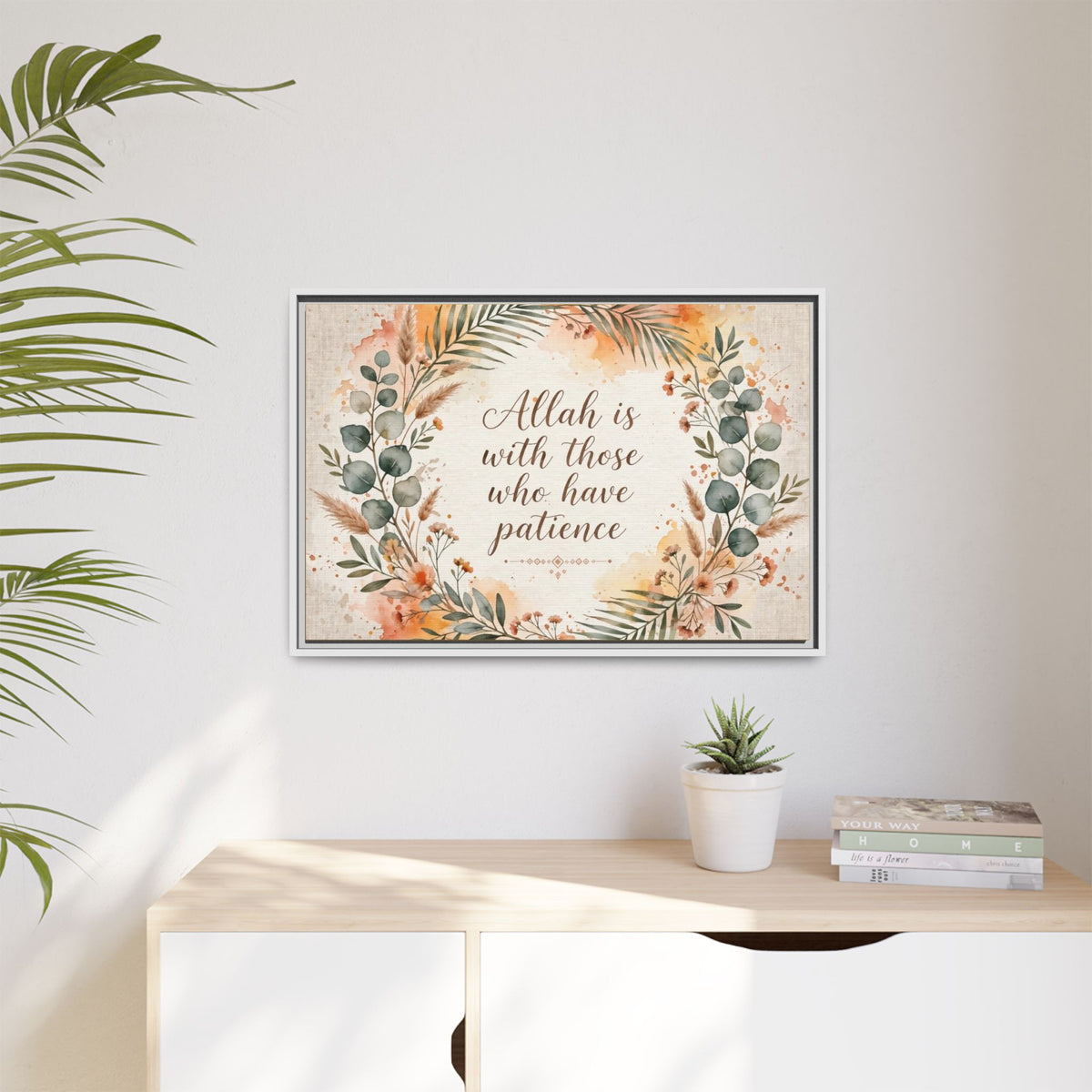 Matte Canvas, Framed (Multi-color)