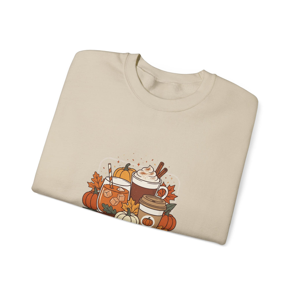 Sweater Weather Fall Cozy Crewneck Sweatshirt | Pumpkin Spice Autumn Vibes