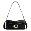 COACH Women's Pebble Tabby Shoulder Bag | Quilted, 26, with Chain