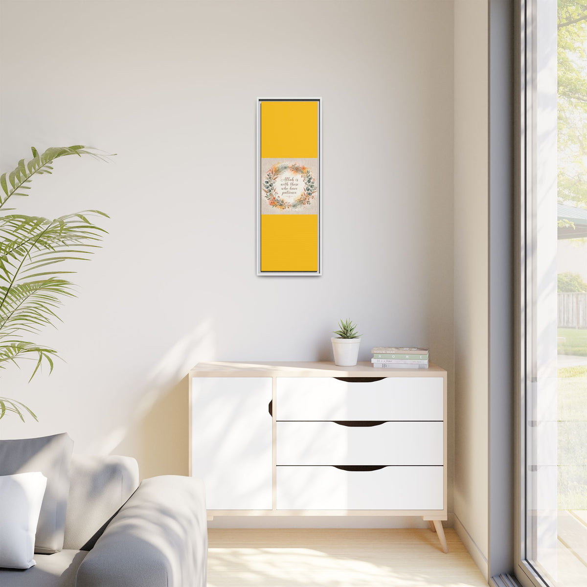 Matte Canvas, Framed (Multi-color)