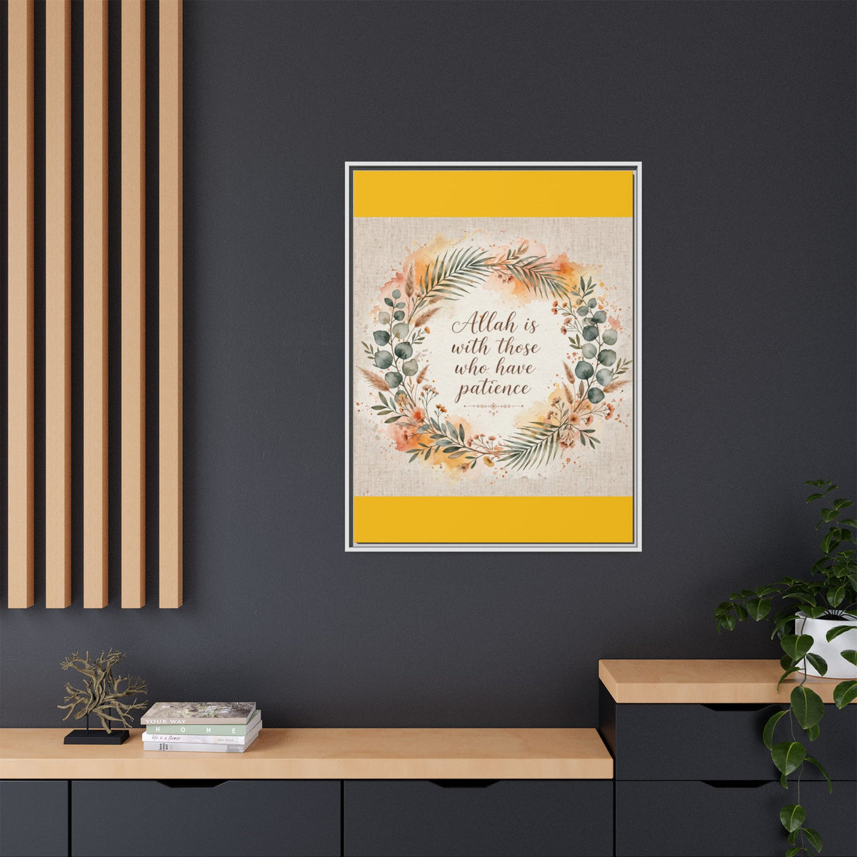 Matte Canvas, Framed (Multi-color)