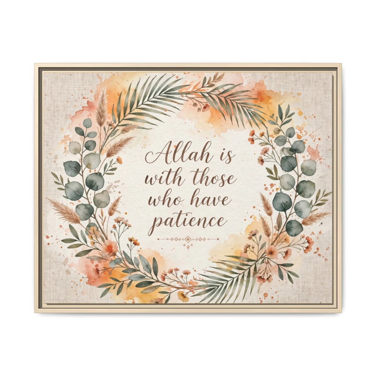 Matte Canvas, Framed (Multi-color)
