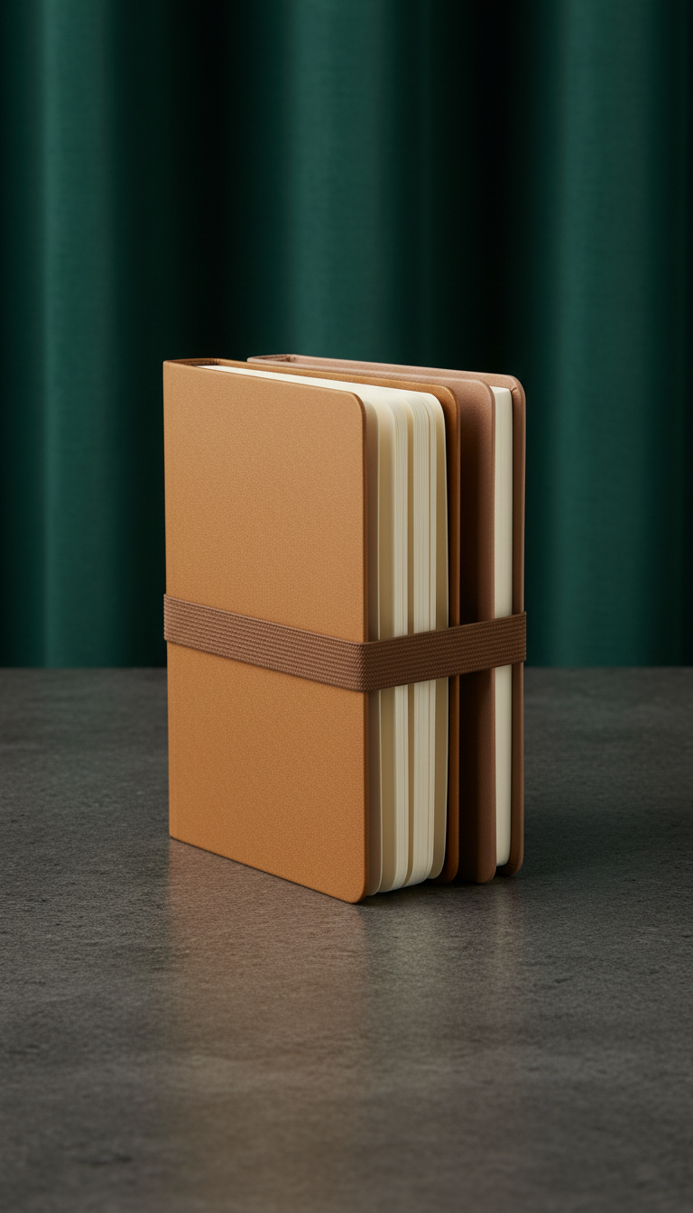 Notebook bundle with classic binding in a new setting