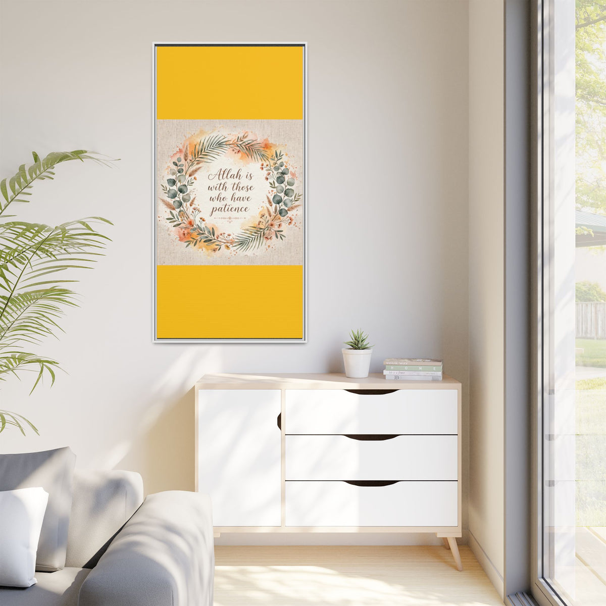 Matte Canvas, Framed (Multi-color)