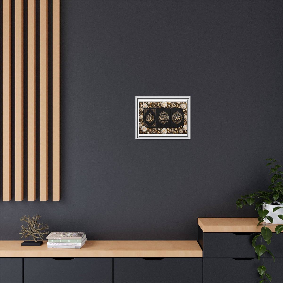 Matte Canvas, Framed (Multi-color)