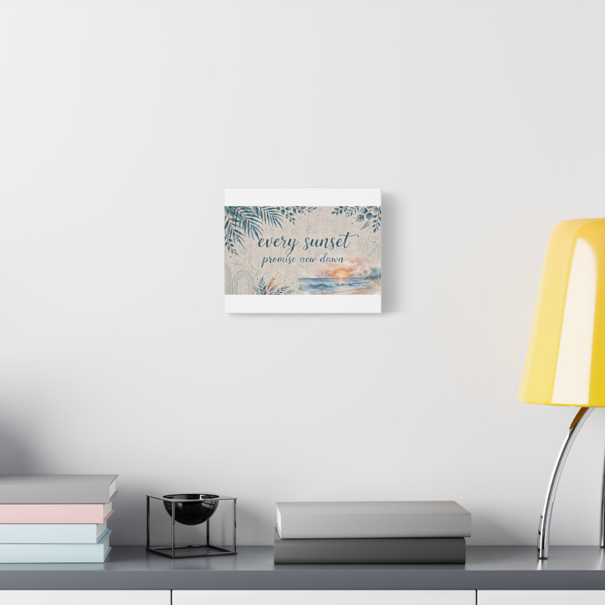 Every Sunset Promise New Dawn Matte Canvas Wall Art