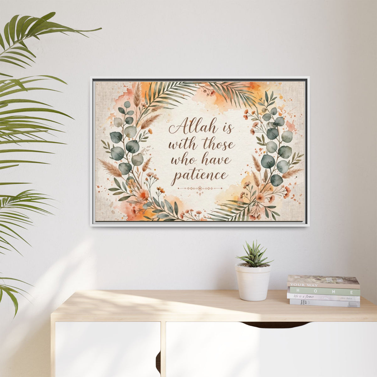 Matte Canvas, Framed (Multi-color)