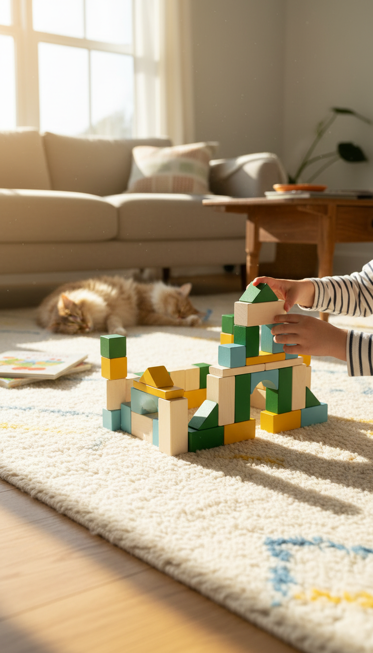 Building Block Set in use